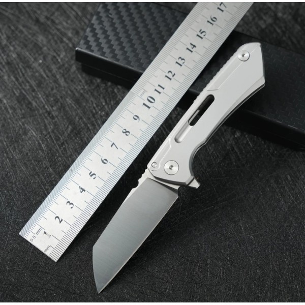 D2 Steel Folding Bearing System Steel Handle Pocket Knife Camping Knife BS25-1006