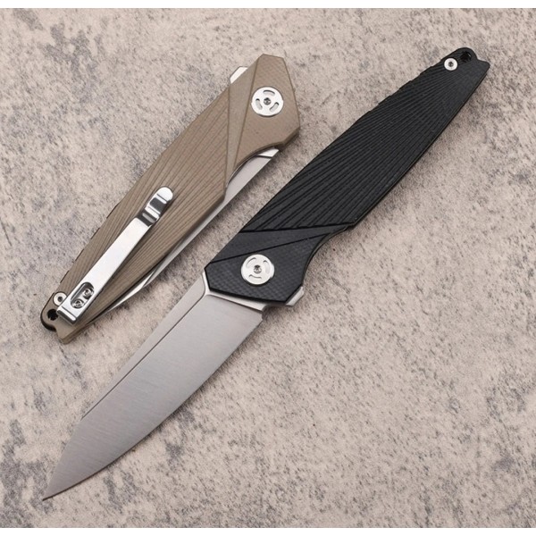 14C28N Steel CNC Machining Folding Ball Bearing System Pocket Knife Camping Knife BS25-1059