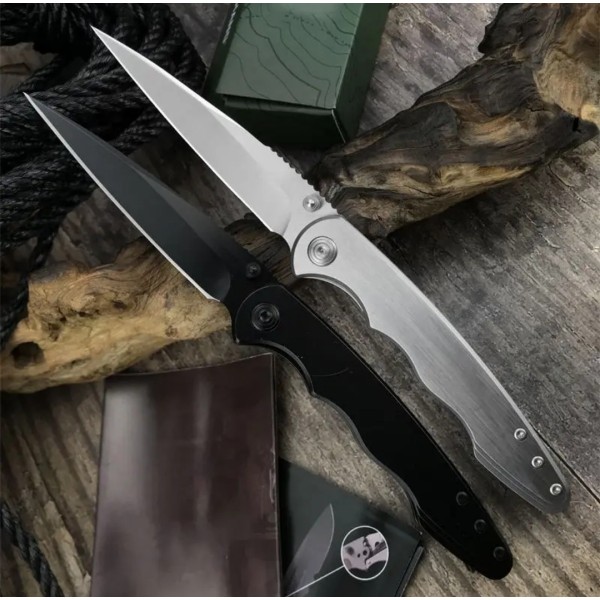 D2 Steel Folding Bearing System Steel Handle Pocket Knife Camping Knife BS25-1133