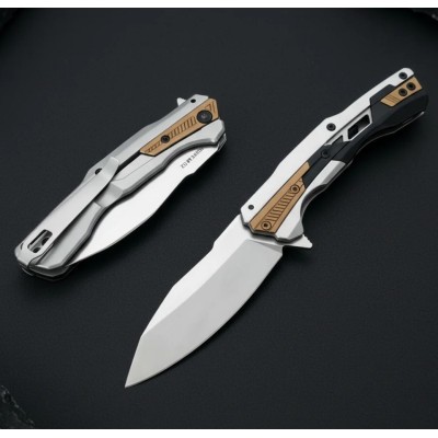 D2 Steel Folding Ball Bearing System Pocket Knife Camping Knife BS25-1162