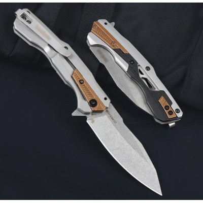 D2 Steel Folding Ball Bearing System Pocket Knife Camping Knife BS25-1162