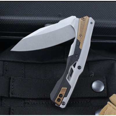 D2 Steel Folding Ball Bearing System Pocket Knife Camping Knife BS25-1162