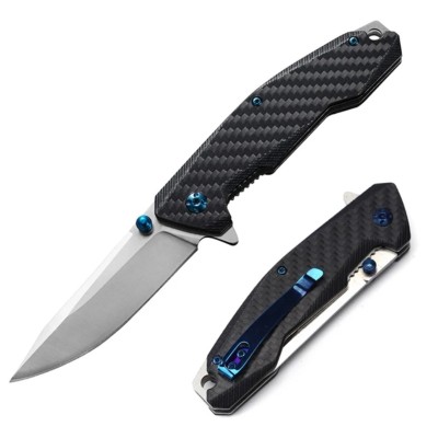 D2 Steel Folding Ball Bearing System Pocket Knife Camping Knife BS26-2349