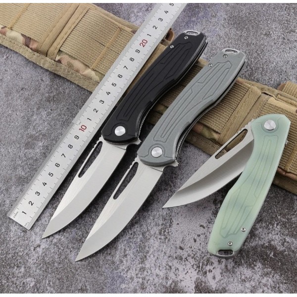 D2 Steel Folding Ball Bearing System Pocket Knife Camping Knife WD25-304