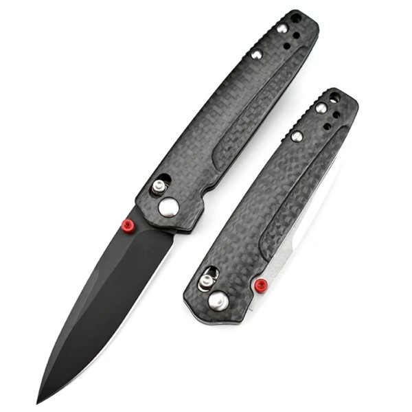 D2 Çelik Katlanır Axis Kilit Sistem Karbon Fiber Kabza Cep Çakısı Kamp Bıçağı BS25-1010