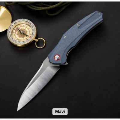 D2 Steel Folding Ball Bearing System Pocket Knife Camping Knife BS25-1025