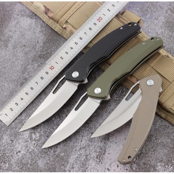 D2 Steel Folding Ball Bearing System Pocket Knife Camping Knife WD25-307