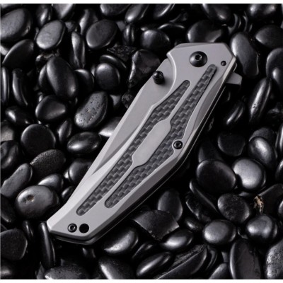 D2 Steel Folding Ball Bearing System Pocket Knife Camping Knife BS25-1057