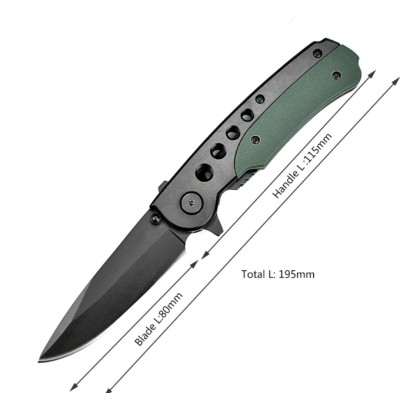 Folding Ball Bearing System Pocket Knife Camping Knife BS25-1074