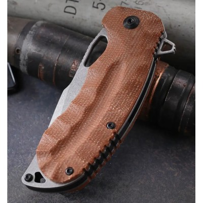 Folding Ball Bearing System Pocket Knife Camping Knife BS25-1077
