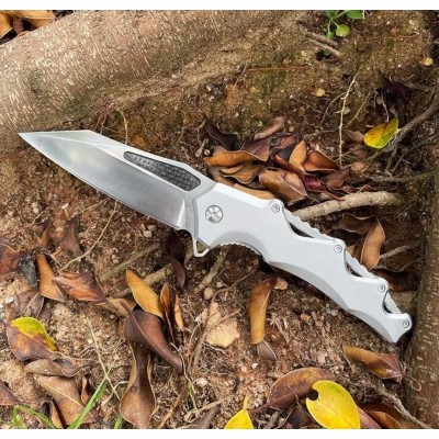 D2 Steel Folding Ball Bearing System Pocket Knife Camping Knife BS25-1080