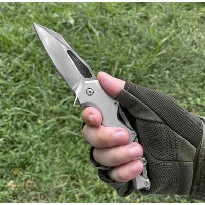 D2 Steel Folding Ball Bearing System Pocket Knife Camping Knife BS25-1080