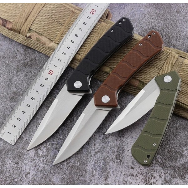 D2 Steel Folding Ball Bearing System Pocket Knife Camping Knife WD25-305